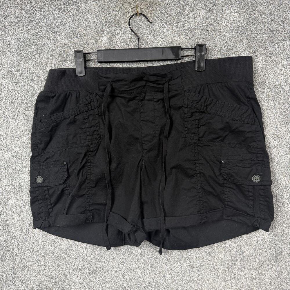 One 5 One Cargo Shorts Womens XL 39x6 Utility Athleisure Minimalist Travel